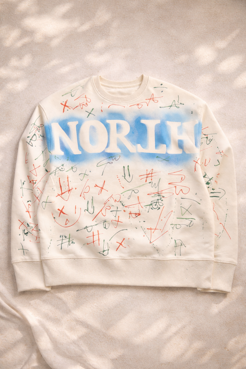 North Bioko Club – “NORTH” Hand-Style Sweatshirt