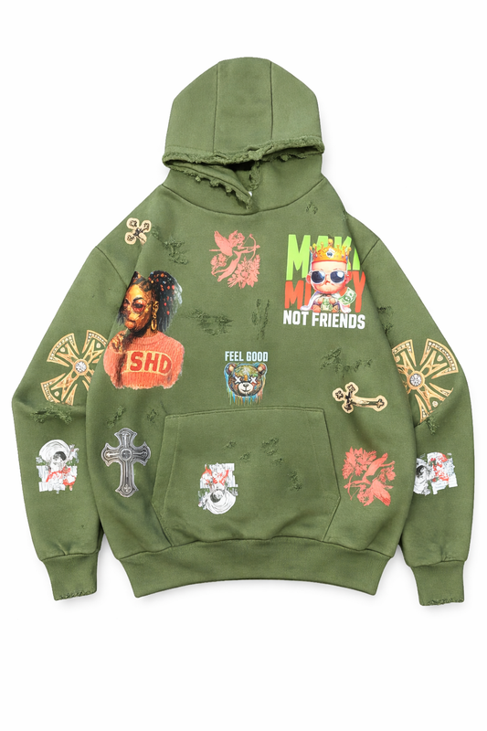 NBK — NO FRIENDS / FEEL GOOD Hoodie